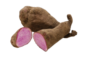 Purple yams (ube). 