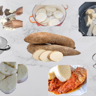 Nigerian Boiled Yam