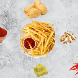 Crispy French fries at home