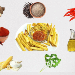 Homemade yam fries recipe