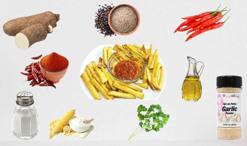 Homemade yam fries recipe