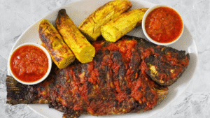 roasted plantain and fish removebg preview