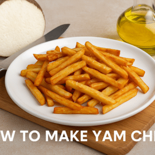 how to make yam chips