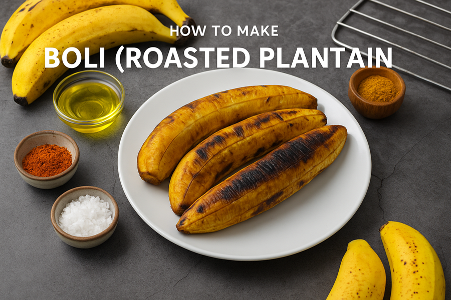 Boli (Roasted Plantain)