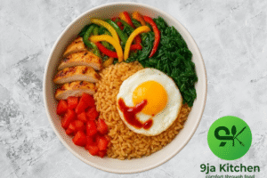 Healthy Nigerian Brown Rice Bibimbap – The Ultimate Fusion Bowl You’ll Love📝 3 Nigerian brown rice bibimbap