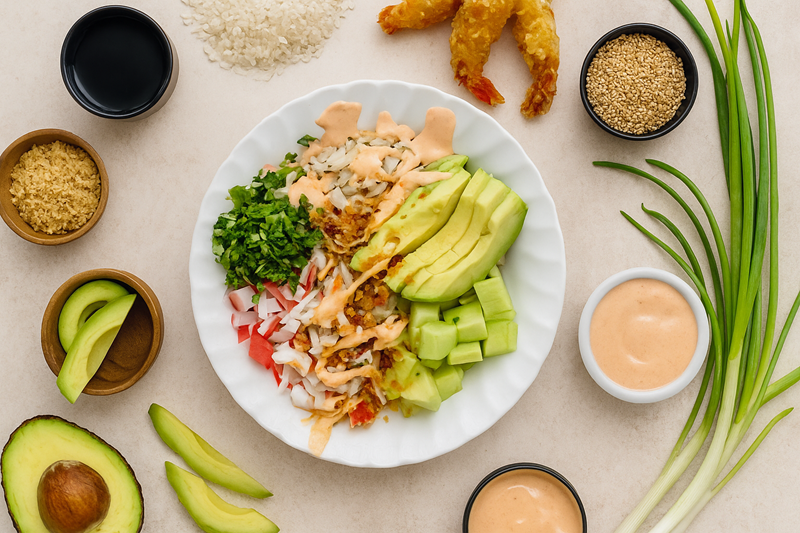 Crunchy Roll Rice Bowl