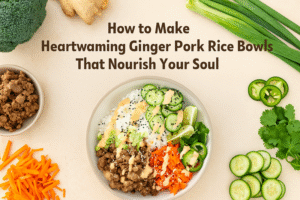 How to Make Heartwarming Ginger Pork Rice Bowls That Nourish Your Soul 🍚✨