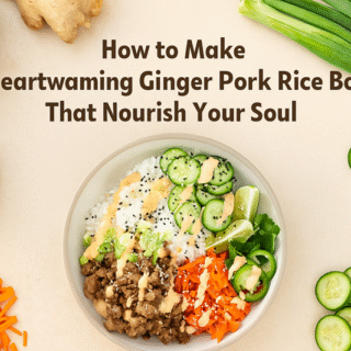 Ginger Pork Rice Bowls