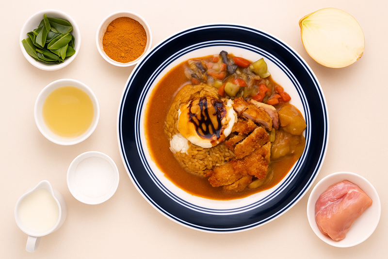 Hainanese Curry Rice