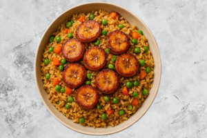 How to Make Honey Soy Plantain Rice: A Delicious & Flavorful Fusion Recipe🌟 3 Plantain rice recipe