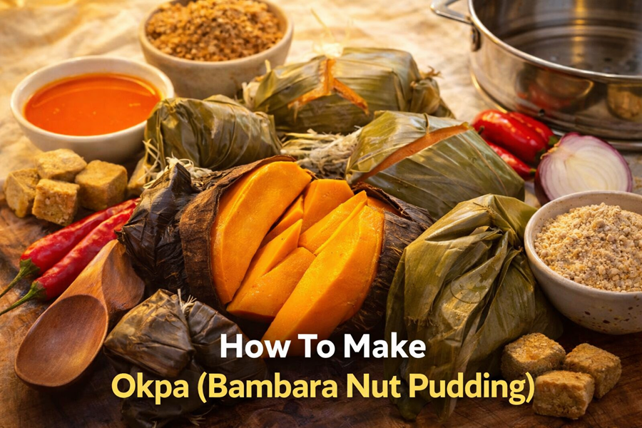 Okpa (Bambara Nut Pudding)