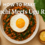 Kimchi meets ugu rice