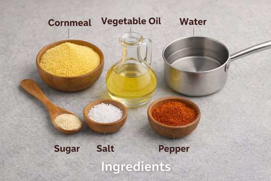 How to make cornmeal snacks