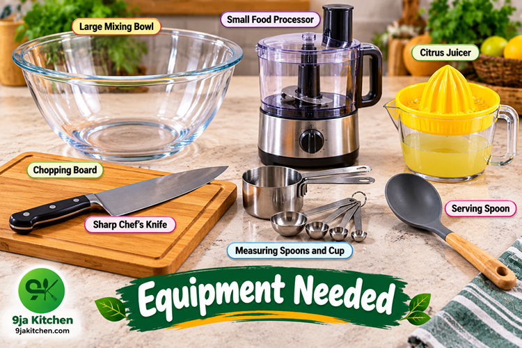 Mango Cucumber Salad Equipment