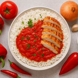 Pepper Sauce Rice Bowl