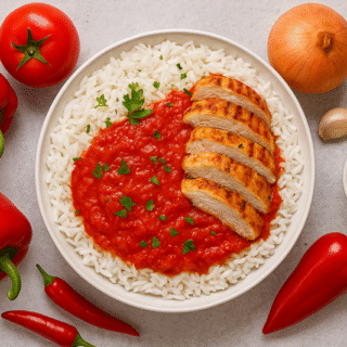 Pepper Sauce Rice Bowl