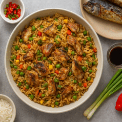 Sesame Oil Fried Rice with Titus