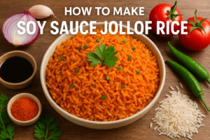 How to Make Soy Sauce Jollof Rice: An Irresistible & Flavorful Fusion Recipe 🌟