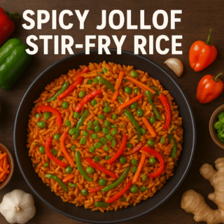 Spicy Jollof Stir-Fry Rice