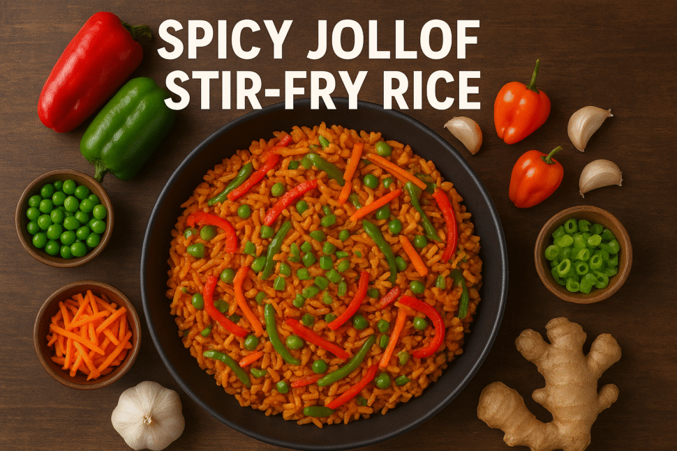 Spicy Jollof Stir-Fry Rice