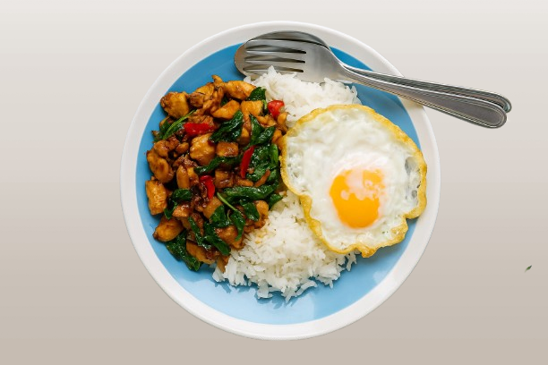 Krapow Fried Rice How to Make Thai Basil Chicken (Pad Krapow) with Rice: An Irresistible ...