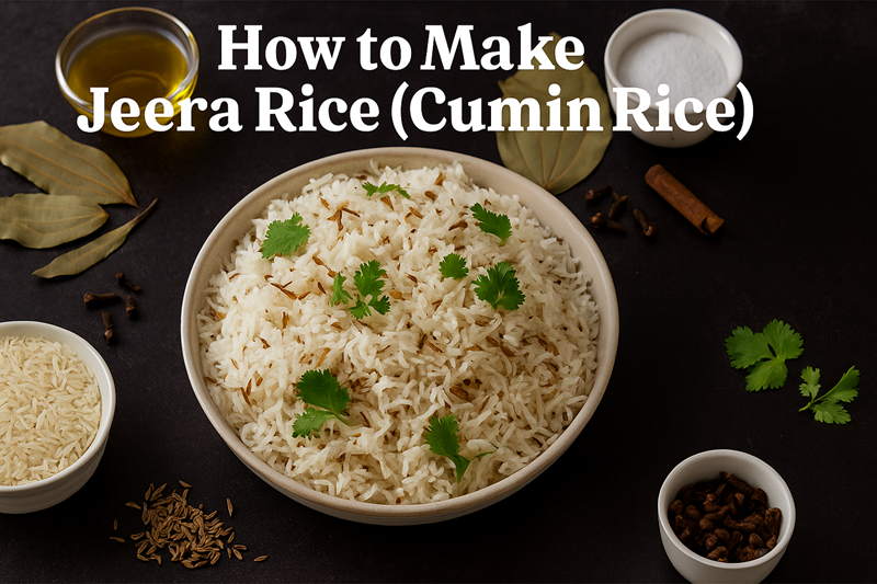 how to make jeera rice