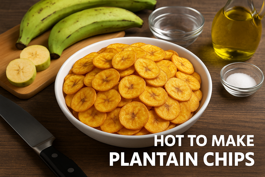 how to make plantain chips