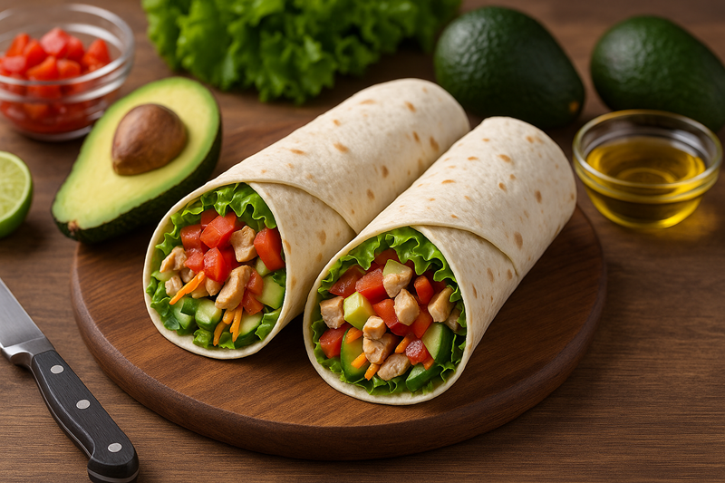 how to make avocado wraps