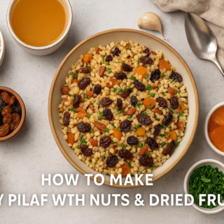 🌾 How to Make Barley Pilaf with Nuts and Dried Fruit — A Delicious Wholesome & Power-Packed Dish ✨ 14 Barley Pilaf with Nuts and Dried Fruit