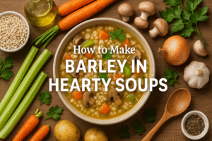 🌾 How to Make Barley in Hearty Soups – A Comforting & Power-Packed Delight
