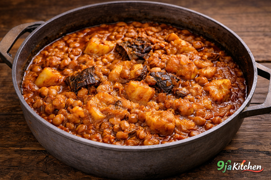 how to cook beans and yam