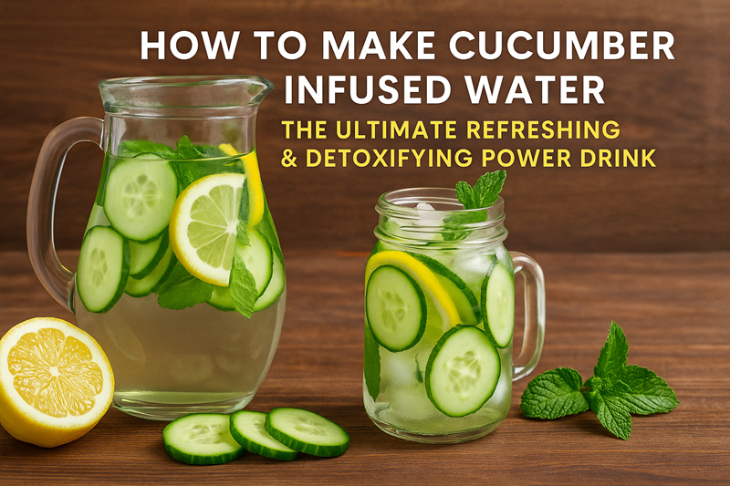 how to make cucumber infused water