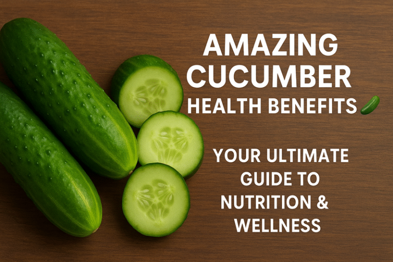Amazing Cucumber Health Benefits: Your Ultimate Guide to Nutrition ...