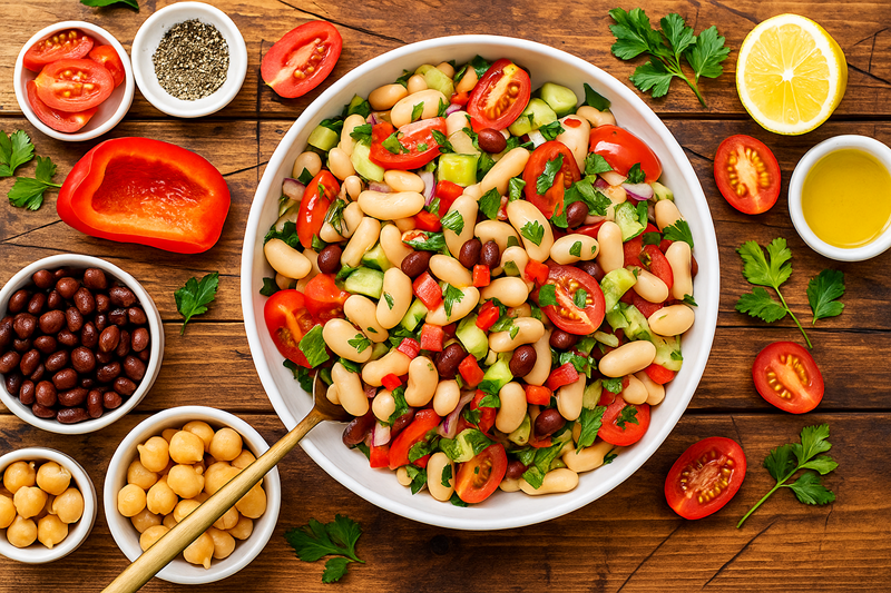 How to Make Bean Salad