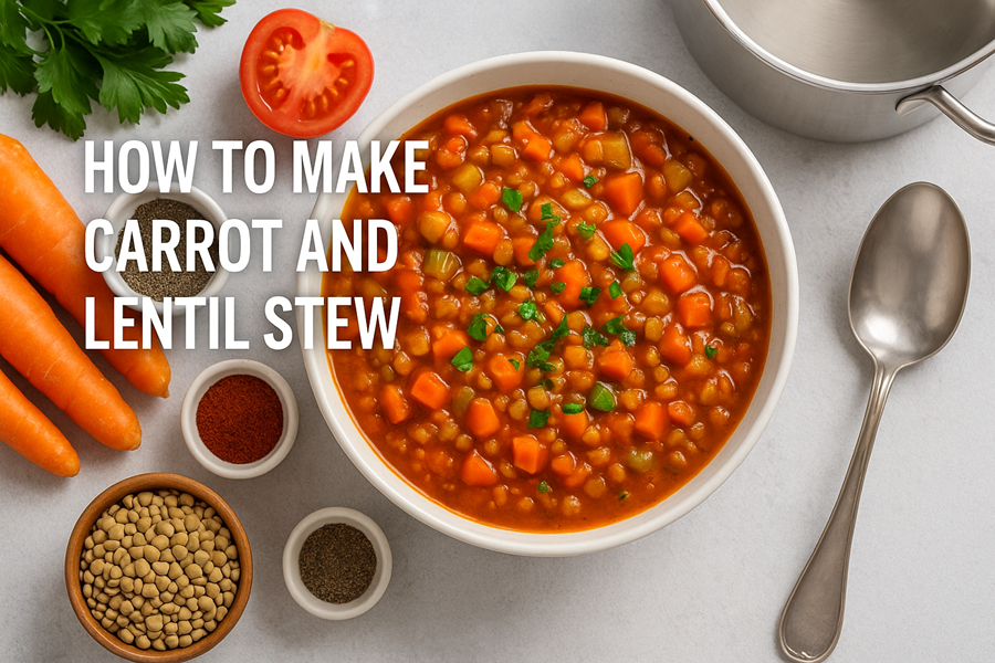 π₯ How to Make Carrot and Lentil Stew: A Delicious Hearty & Nourishing Power Meal 1 How to Make Carrot and Lentil Stew