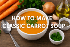 🥕 How to Make Classic Carrot Soup: The Ultimate Comfort Bowl of Goodness