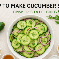 How to Make Cucumber Salad
