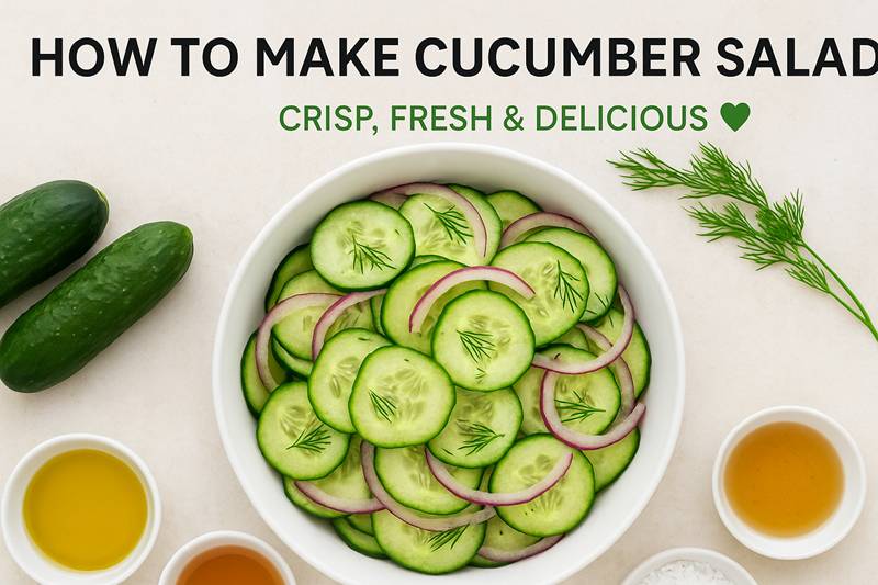 How to Make Cucumber Salad