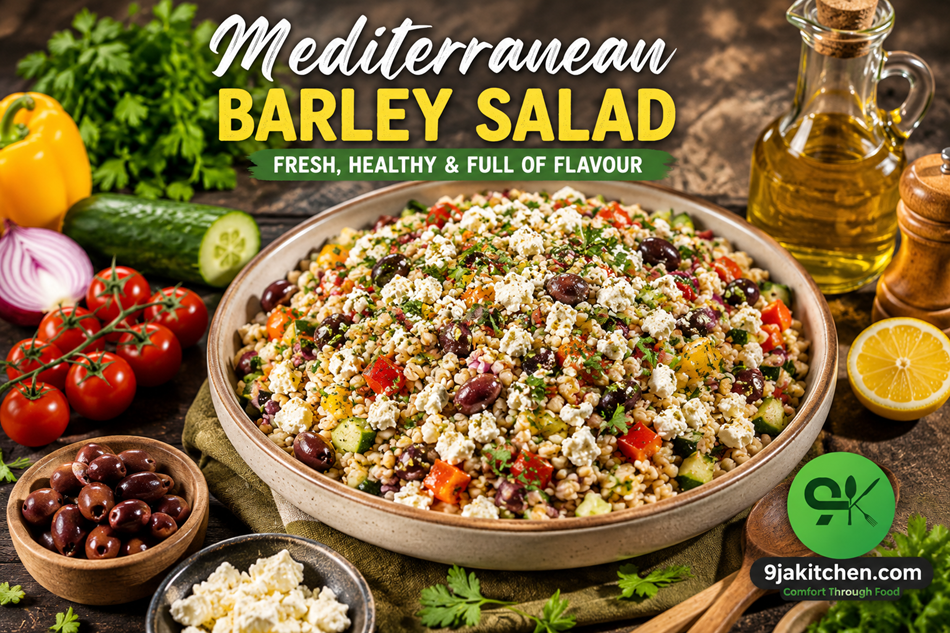 Mediterranean Barley Salad