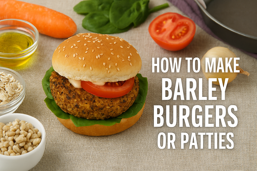 How to make Barley Burgers or Patties