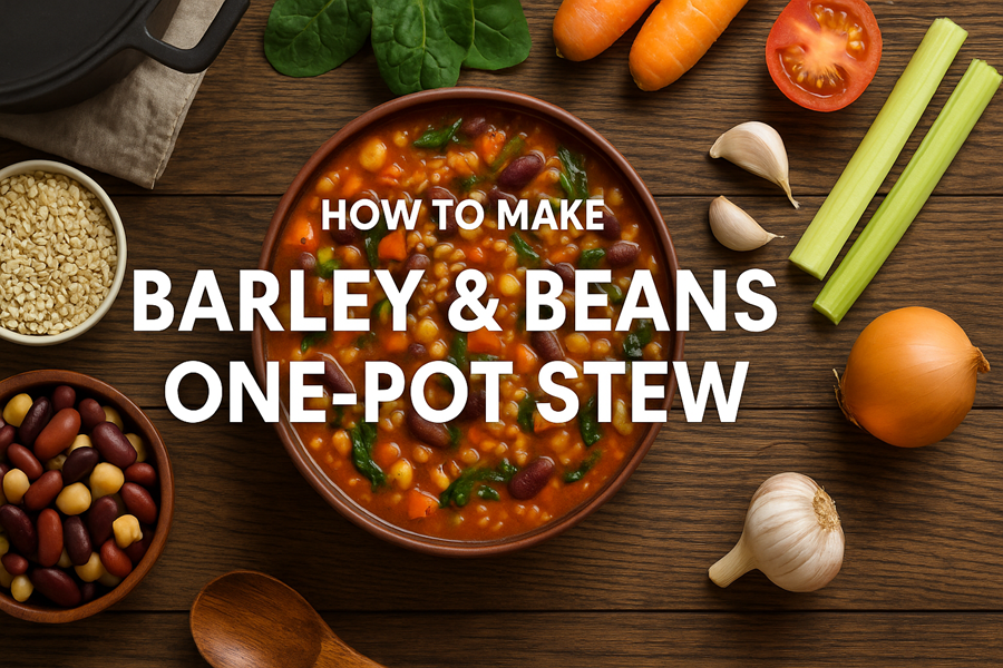 ๐พ How to Make Barley and Beans One-Pot Stew โ A Delicious Power-Packed Meal for Every Season ๐ช 1 How to make Barley and Beans One-Pot Stew