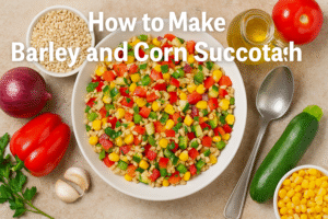 🥗 How to Make Barley and Corn Succotash – A Flavorful, Heart-Warming Delight 🌽✨