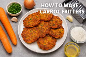 🥕 How to Make Carrot Fritters That Taste Amazingly Delicious (Crispy, Healthy & Easy!)