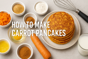 How to Make Carrot Pancakes – A Deliciously Healthy & Irresistible Breakfast Treat 🥞✨