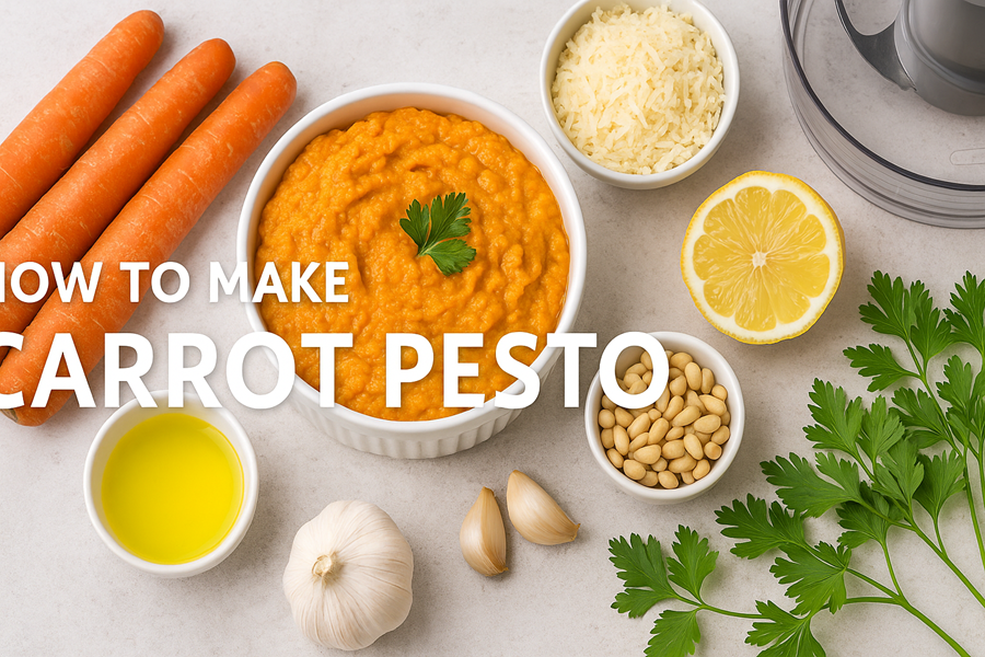 How to make Carrot Pesto