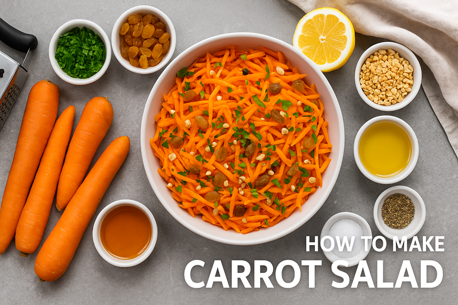 π How to Make Carrot Salad β A Refreshingly Delicious & Healthy Recipe π₯ 1 How to make Carrot Salad