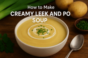 🥔🌿 How to Make Leek and Potato Soup: A Comforting, Creamy & Flavour-Packed Delight