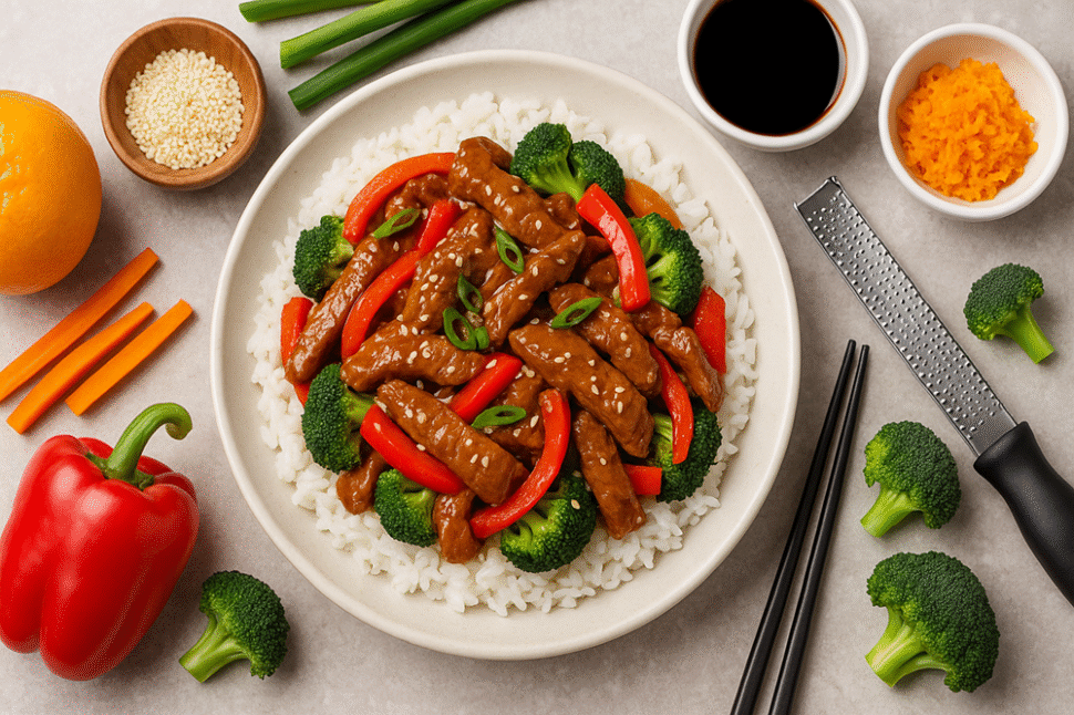 π₯’How to Make Orange Beef Stir-Fry: The Ultimate Zesty and Irresistible Dinner! πβ¨ 1 How to make Orange Beef Stir-Fry