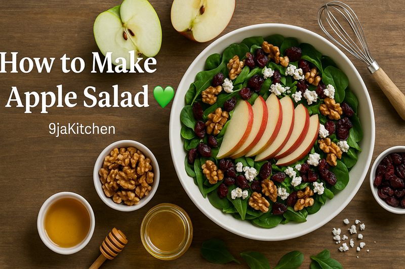 How to make apple salad