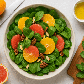 ๐ฅฌ How to Make Citrus Salad with Spinach, Nuts, and Mint: A Refreshing & Heartwarming Delight ๐ 12 How to make citrus salad with spinach